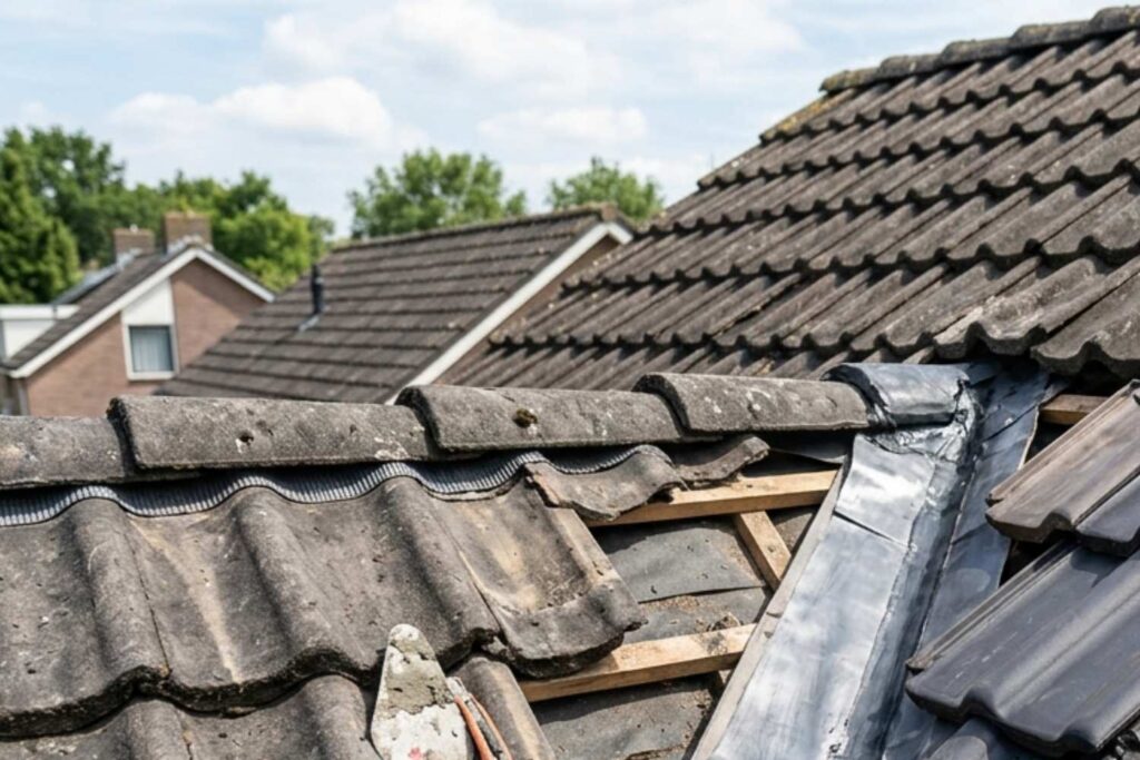 Daklekkage repareren