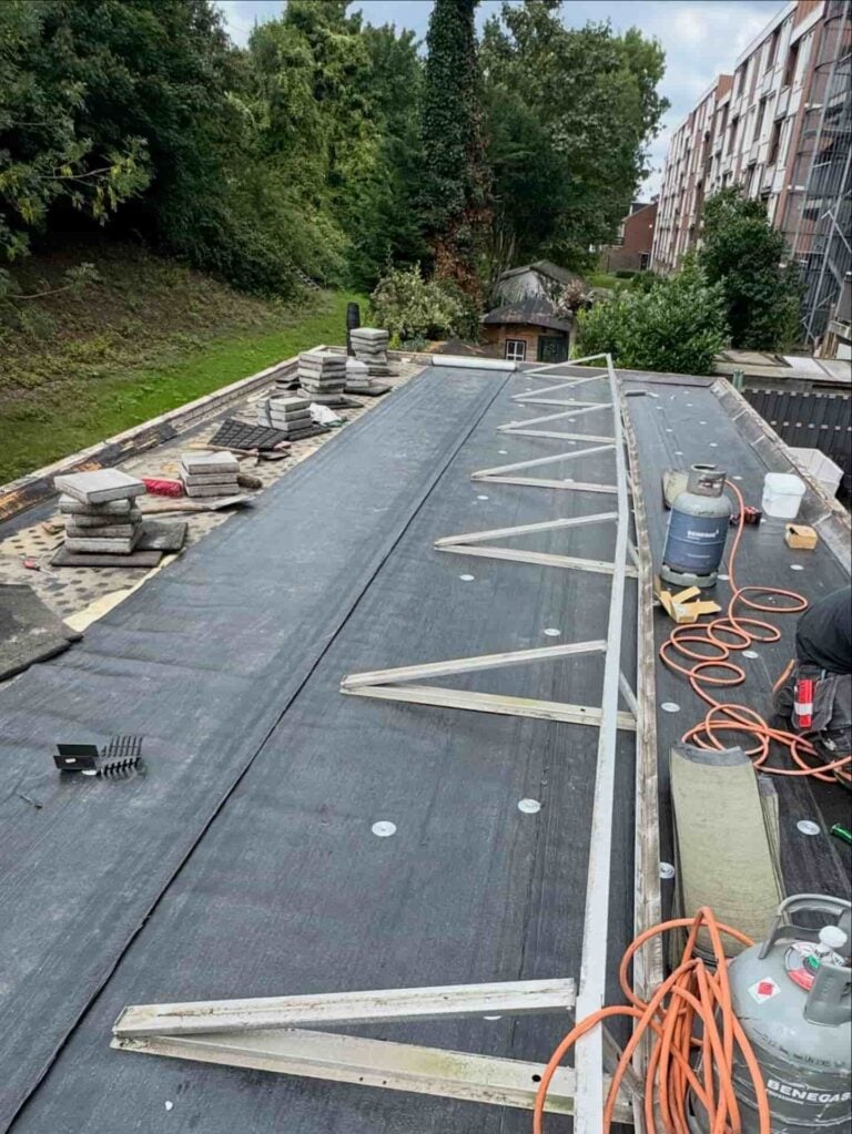 Bitumen dak renovatie
